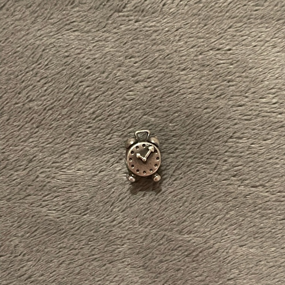 Pandora vintage alarm clock bead charm